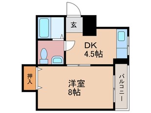 ビレイユ真英 DEUXの物件間取画像